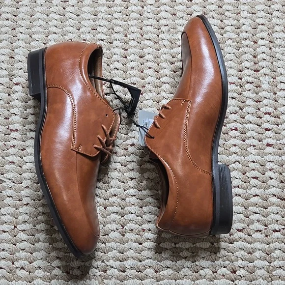 George Memory Foam Tommy Dress Oxford Size 11 Brown Shoes - Picture 3 of 3